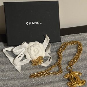 CHANEL CC Necklace and CC Clip Earrings